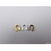 Протекторы подковки для ювелирного тросика 5 мм золото серебро бронза
